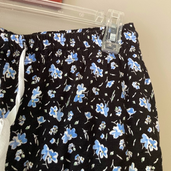 Chaps Black & Blue Floral Pj Set S - Picture 6 of 9